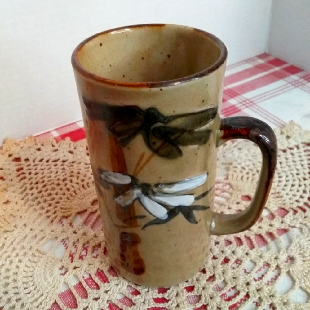 Stoneware Pottery Bamboo Earthware Mug